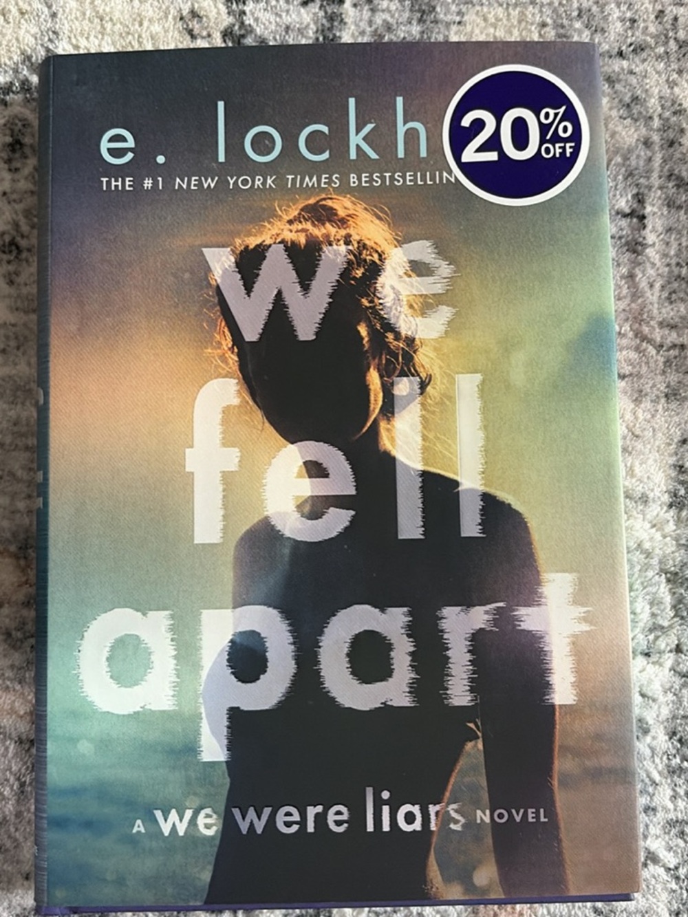 We Were Liars "We Fell Apart" Hardcover by e. lockhart - Multicolor